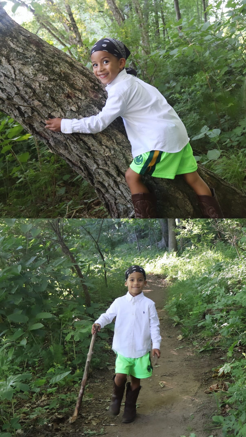CAIT'S KEY LIME LAX SHORT (KIDS) - hover