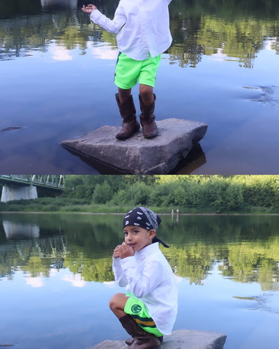 CAIT'S KEY LIME LAX SHORT (KIDS)