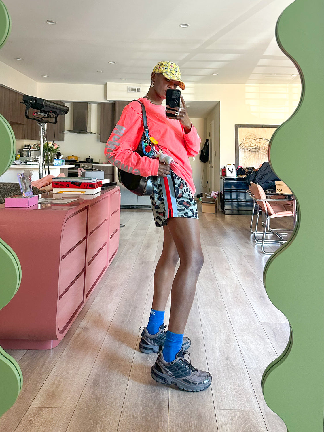 MONICA SAYS RELAX CHEETA PRINT - hover